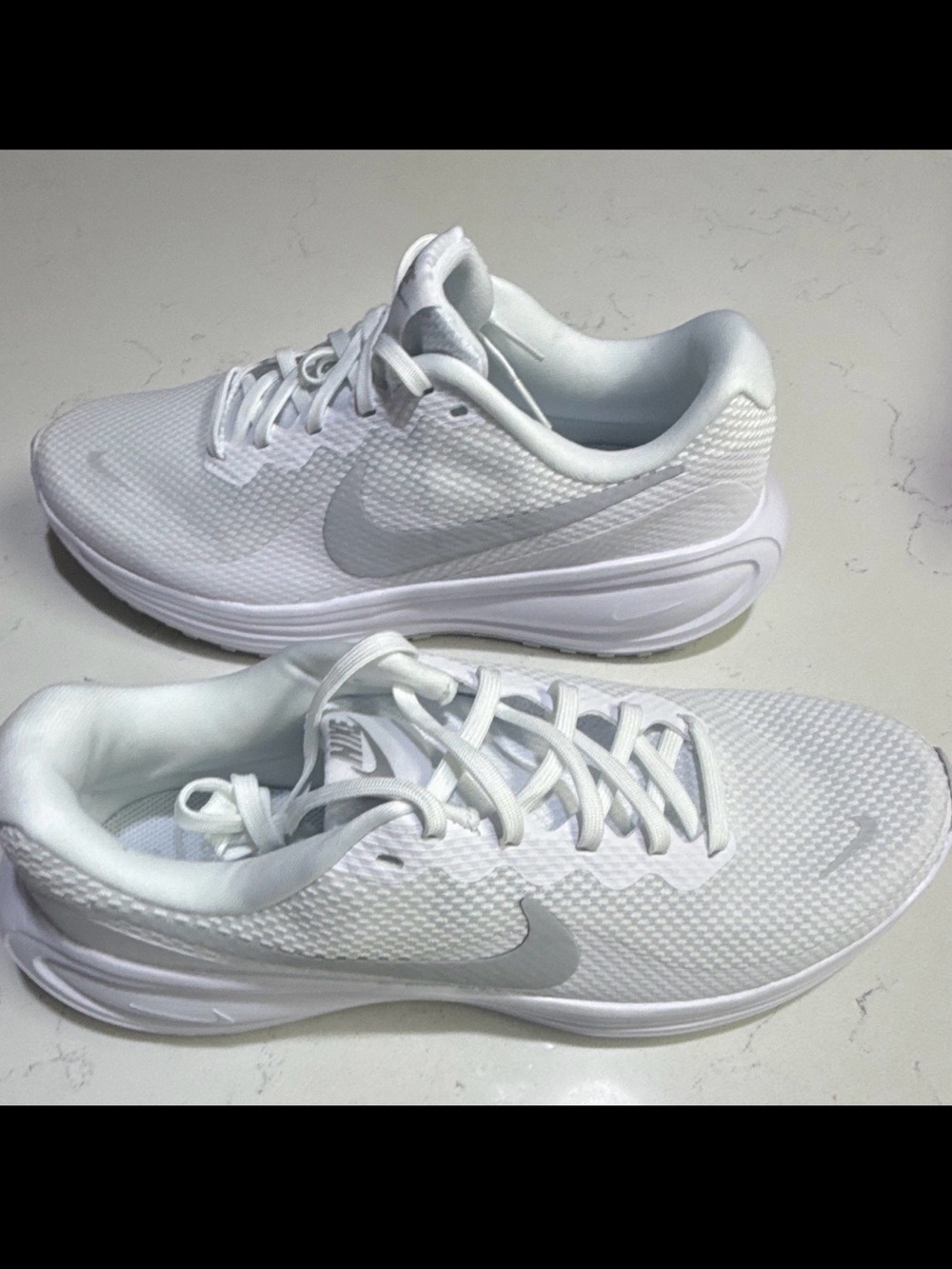 Nike Revolution 8 White Pure Platinum Sneakers Size 10 / 8.5M